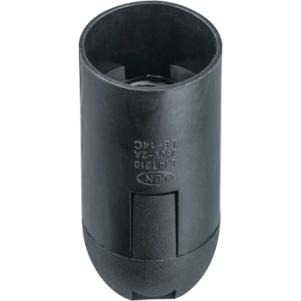 Патрон пластиковый Е14 черный