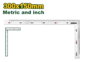 Угольник столярный алюминиевый 300*150мм; Jadever