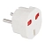 Переходник адаптер АС 2P+E 16A Mutlusan