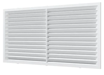Вытяжная вентиляционная решетка с сеткой 11x22 White