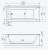 Прямоугольная ванна Nexo 170x70x50cm Quantra Польша Прямоугольная ванна Nexo 170x70x50cm Quantra Польша