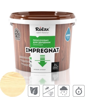 Пропитка для дерева, цвет: Бесцветный, IMPREGNAT ROLAX 1L