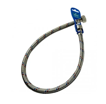 Шланг соединительный гибкий Hydro-S 1000 мм, 1/2" ВР-ВР, оплетка - нержавейка