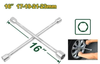Крестообразный гаечный ключ 16" 17-19-21-23 см Jadever