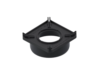 Патрубок Easy2 для вертикального соединения лотка водоотводного Easy2 DN100 с трубой D110мм (110x110x40мм)