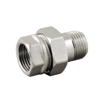 Никелированный латунный фитинг MF Dutch - 3/4"