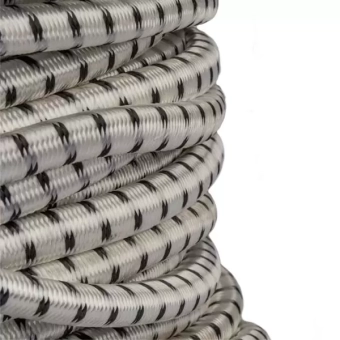 Веревка эластичная, резиновый сердечник, оплетка из полиэстера, 6мм x 200м