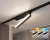 Светильник поворотный 12W 3CCT, Linear 48V черный для магнитных треков, Ultra Slim 230 mm PL-12MTD3CCT-BK