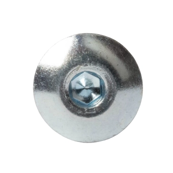 Винт- конфирмат 7х50 внутр. шестигранник, c полукруглой головкой, оцинк
