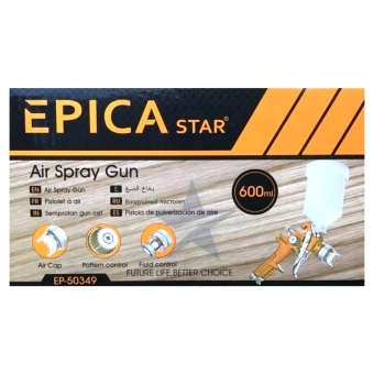 Краскопульт пневматический 600мл, EP-50349 Epica Star