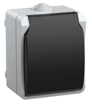 Розетка 1P РСб20-3-ФСр с заземлением ФОРС IP54 IEK