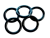Набор уплотнительных колец O-ring NBR 70A 6*2, 5 штук