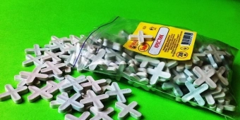 Крестики дистанционные для укладки плитки - 5мм, Wave, (200шт)