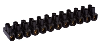 Клеммная колодка делимая, 12групп e.tc.stand.12.25.black, 60 А, черная