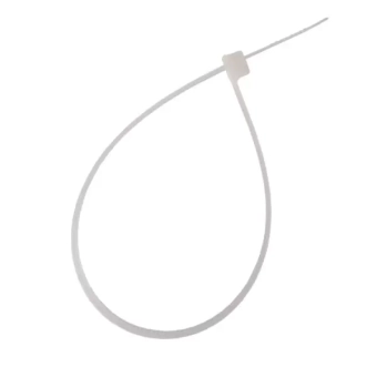 Стяжка кабельная 3,6х300мм из нейлона, белая