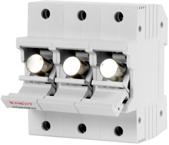 Держатель предохранителя на DIN-рейку  для предохранителя 14х51, 3р, 63А