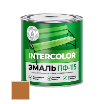 Универсальная эмаль алкидная PF-266 "Intercolor" Желто-коричневый 0,8 кг