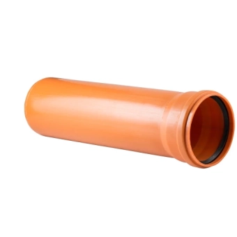 Труба наружной канализации (PP) гладкая, оранжевый, РосТурПласт
