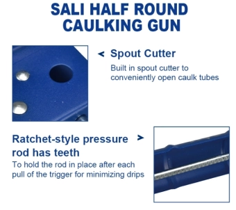 Пистолет для герметиков 22см S06012525, SALI