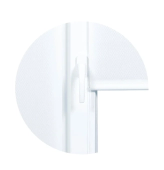 Рулонные шторы RIBBED Белый 0,45×1,70 м