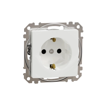 Внутренняя розетка Sedna 16 A 250 В белый Schneider-Electric
