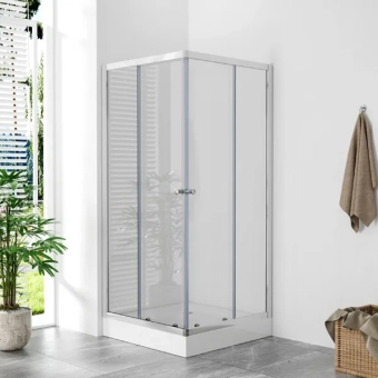 Душевая кабина BS1023 Chrom 90x90cm H195 shower cab Китай
