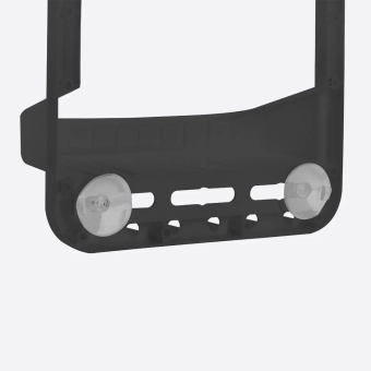 Полка для ванной Dunya Plastik 2 яруса, на присосках, пластиковая, 122x267x501 мм (Арт. 09164)