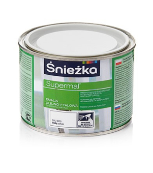 МАСЛЯНО-ФТАЛЕВАЯ ЭМАЛЬ SUPERMAL 0,4Л, белая F500